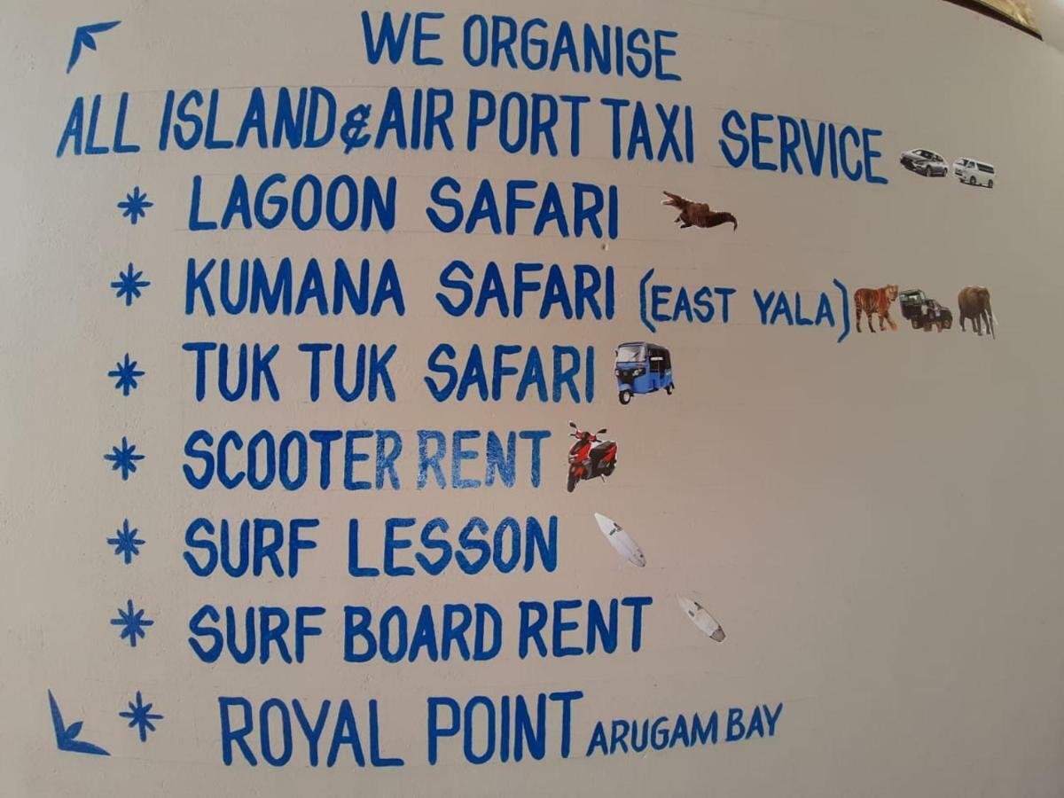 Royal Point Arugambay Hotell Arugam Bay Exteriör bild